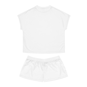 Women's Comfy Pajama Shorts Set – Full-Print
