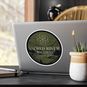 ✧ Sacred River Wellness ✧ Kiss-Cut Vinyl Sticker Decal