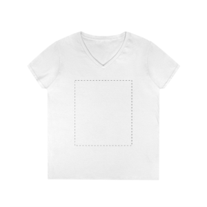 Ladies' Classic V-Neck T-Shirt – Printed