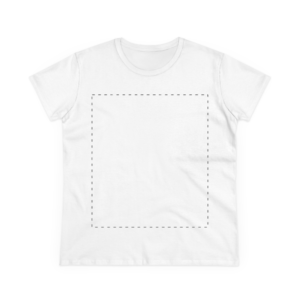 Ladies' Midweight Cotton T-Shirt – Printed