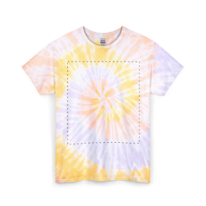 Cosmic Spiral Cotton Tie-Dye T-Shirt – Printed