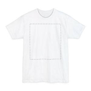 Extra-Long and Heavy Cotton T-Shirt – Printed