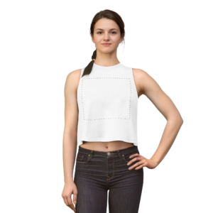 Ladies' Cropped-Top Tank – Printed