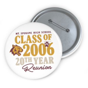 20th Reunion Pin