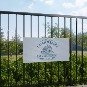 Outdoor Matte Banner (48" x 24") | Latah Market