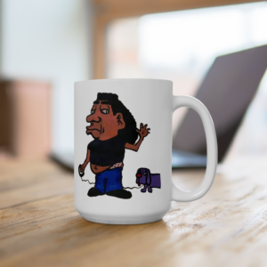 Cartoon Sketch Ceramic Mug (15oz)