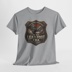 Dad of Emily | Vintage “In My Lead Foot Era” Racing Badge Birthday Shirt