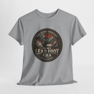 Dad of Emily | Vintage “In My Lead Foot Era” Racing Emblem Birthday Shirt