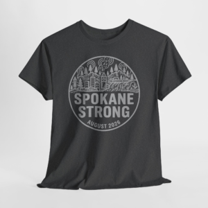 SPOKANE STRONG | Light Emblem T-Shirt | 100% Proceeds Support Spokane Complex Fire Relief Fund