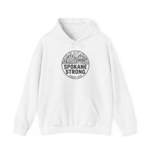SPOKANE STRONG | Dark Emblem Hoodie | 100% Proceeds Support Spokane Complex Fire Relief Fund