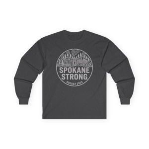 SPOKANE STRONG | Light Emblem Long Sleeve | 100% Proceeds Support Spokane Complex Fire Relief Fund