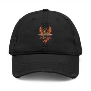✧ The Rising ✧ Embroidered Reinforced Distressed Hat